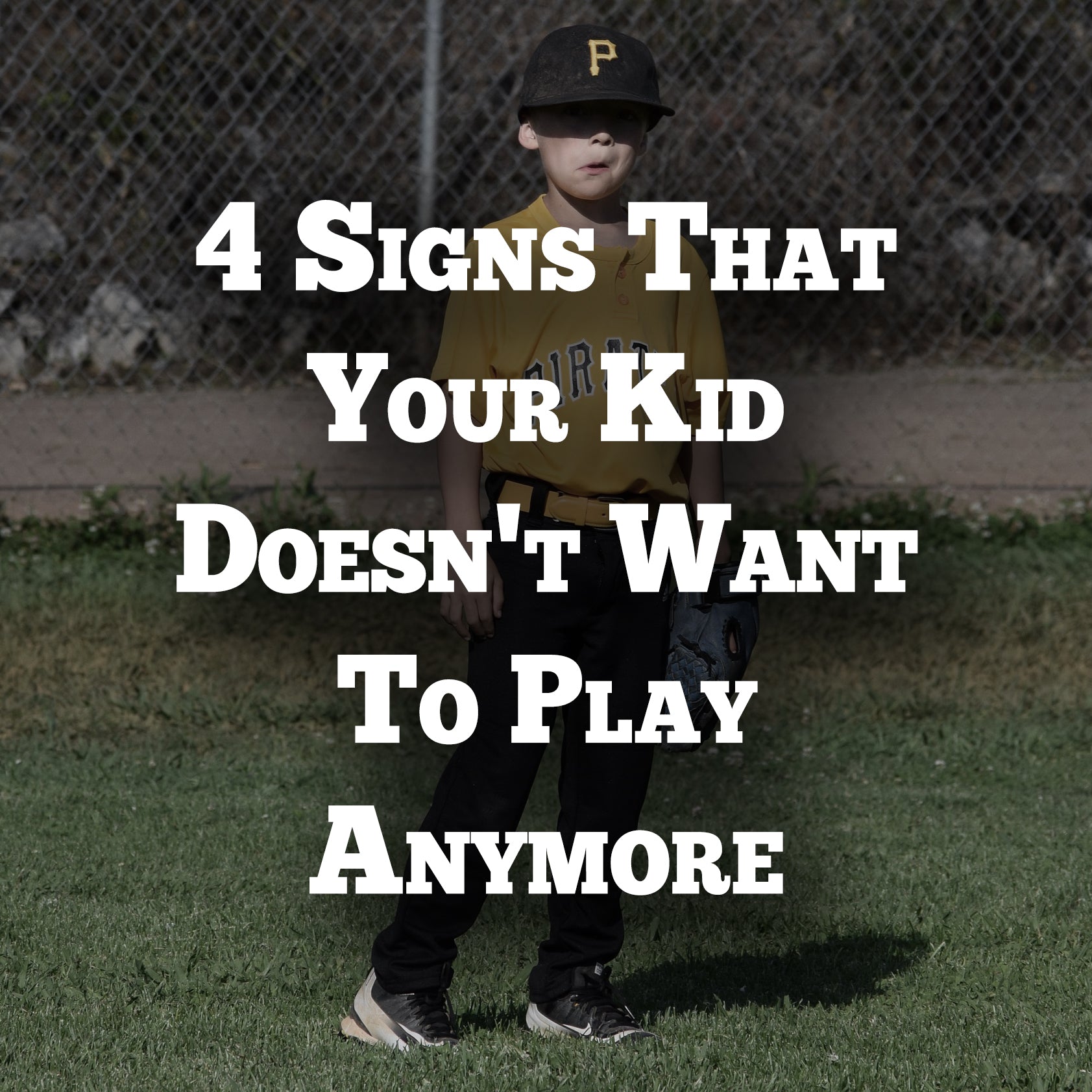 4 Signs Your Kid Doesn't Want to Play Anymore