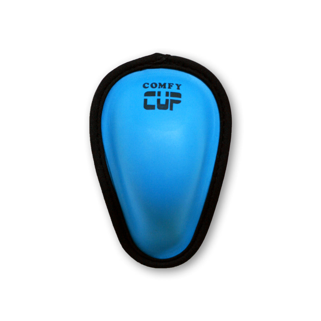 COMFY CUP IS AVAILABLE IN THREE COLORS, ALL SIZED TO FIT BOYS AGES 7-11 YEARS OLF